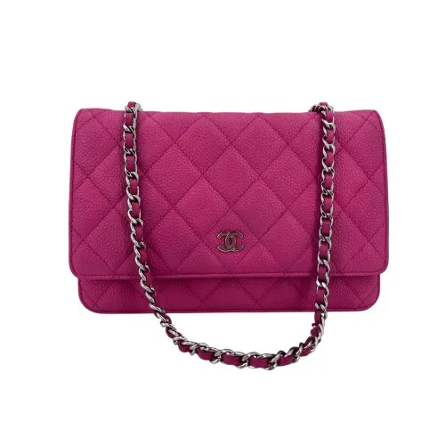 Chanel Wallet on Chain WOC Calfskin Pink Chanel Chanel 4 Chanel Wallet on Chain WOC Calfskin Pink Chanel Chanel 4