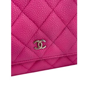 Chanel Wallet on Chain WOC Kalbsleder Pink