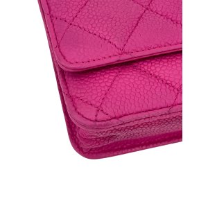 Chanel Wallet on Chain WOC Kalbsleder Pink