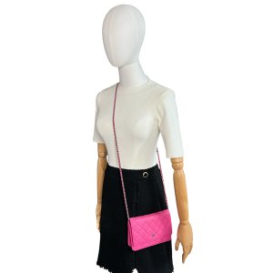 Chanel Wallet on Chain WOC Kalbsleder Pink