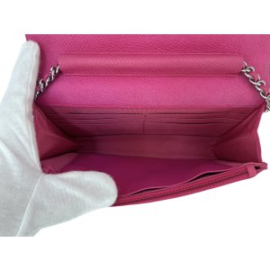 Chanel Wallet on Chain WOC Kalbsleder Pink
