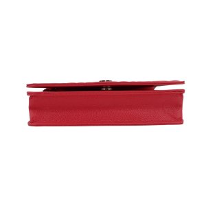 Chanel Wallet on Chain Pink Kaviarleder mit Kamelie