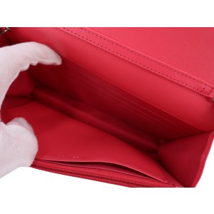Chanel Wallet on Chain Pink Kaviarleder mit Kamelie