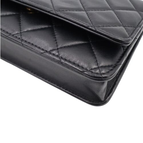 Chanel Wallet on Chain WOC Lammleder Schwarz Chanel Chanel 10