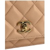 Chanel Wallet on Chain WOC Pochette Kalbsleder Light Beige GHW Chanel Chanel 27