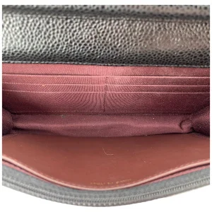 Chanel Wallet on Chain WOC Pochette Calfskin Black