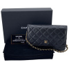 Chanel Wallet on Chain WOC Pochette Kalbsleder Schwarz Chanel Chanel 20