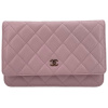 Chanel Wallet on Chain WOC Pochette Kalbsleder Light Pink Rosa Chanel Chanel 24 Chanel Wallet on Chain WOC Pochette Kalbsleder Light Pink Rosa Chanel Chanel 24