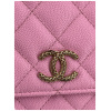 Chanel Wallet on Chain WOC Pochette Kalbsleder Rosa GHW Chanel Chanel 27 Chanel Wallet on Chain WOC Pochette Kalbsleder Rosa GHW Chanel Chanel 27