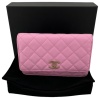 Chanel Wallet on Chain WOC Pochette Kalbsleder Rosa GHW Chanel Chanel 19 Chanel Wallet on Chain WOC Pochette Kalbsleder Rosa GHW Chanel Chanel 19