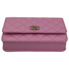 Chanel Wallet on Chain WOC Pochette Kalbsleder Rosa GHW Chanel Chanel 24 Chanel Wallet on Chain WOC Pochette Kalbsleder Rosa GHW Chanel Chanel 24