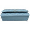 Chanel Wallet on Chain WOC Pochette Kalbsleder Sky Blue GHW Chanel Chanel 23 Chanel Wallet on Chain WOC Pochette Kalbsleder Sky Blue GHW Chanel Chanel 23