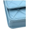Chanel Wallet on Chain WOC Pochette Kalbsleder Sky Blue GHW Chanel Chanel 24 Chanel Wallet on Chain WOC Pochette Kalbsleder Sky Blue GHW Chanel Chanel 24