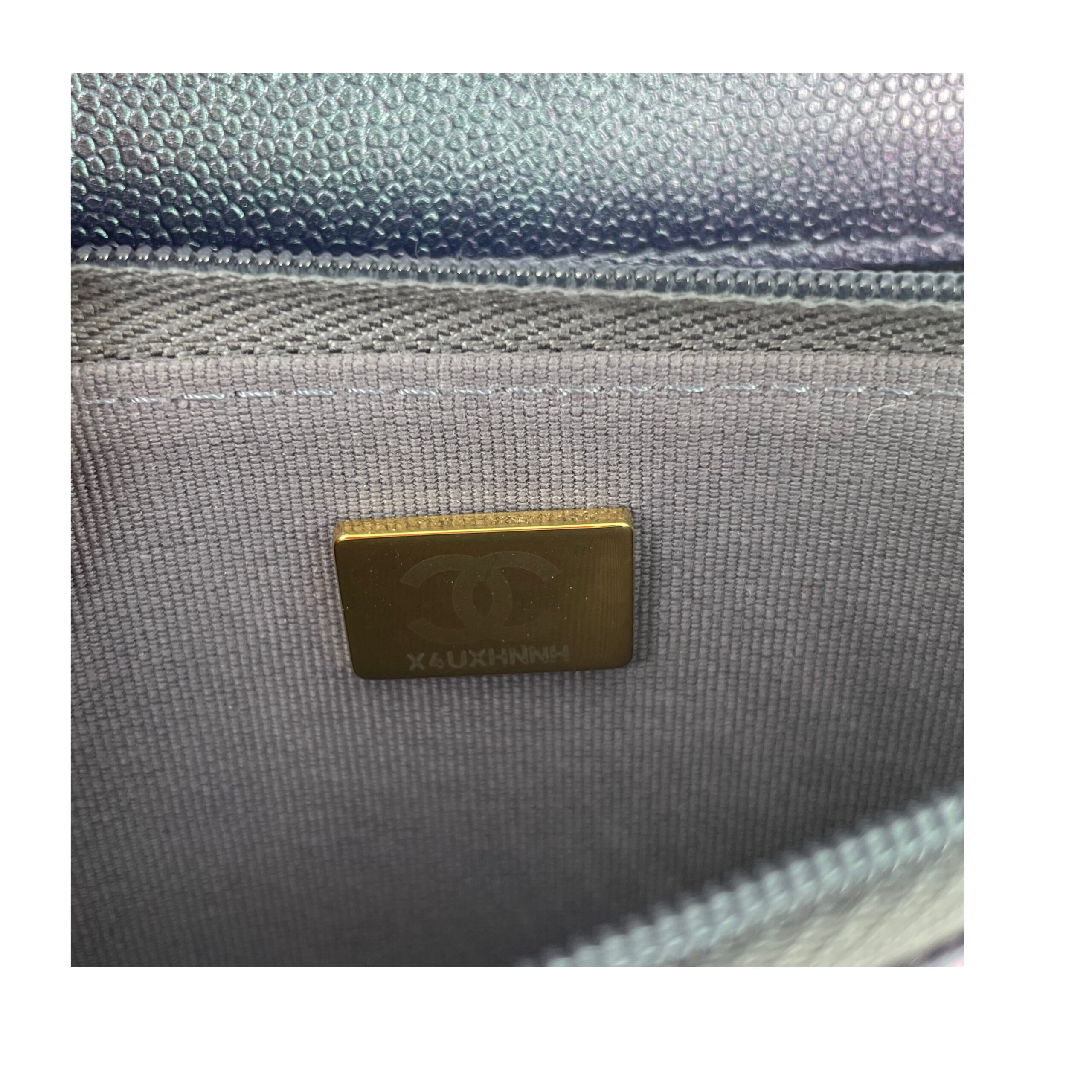 Chanel Wallet on Chain WOC Pochette Kalbsleder Iridescent Purple - I Love  Handbags