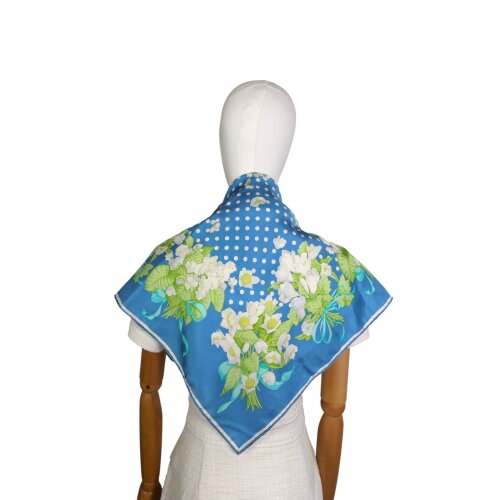 Christian Dior Carré Silk Scarf with Floral Pattern Scarves and shawls Carre 8