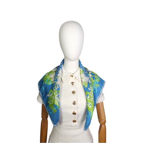 Christian Dior Carré Seidentuch mit floralem Muster Tücher und Schals Carre 7 Christian Dior Carré Seidentuch mit floralem Muster Tücher und Schals Carre 7