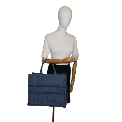 Dior Book Tote Large Denim Dior Christian Dior 5