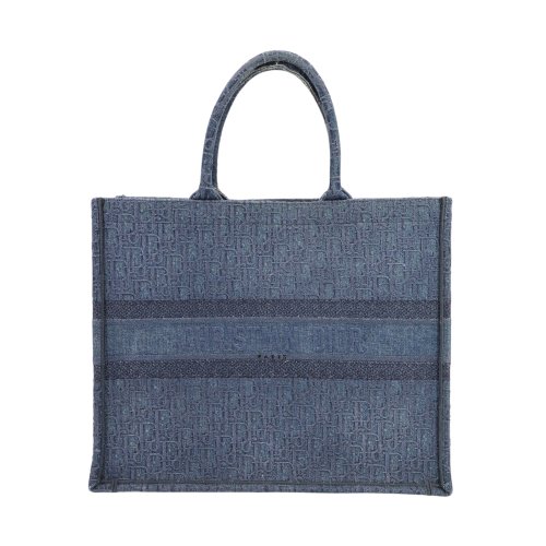 Dior Book Tote Large Denim Carrier bags Christian Dior Dior Book Tote Large Denim Carrier bags Christian Dior