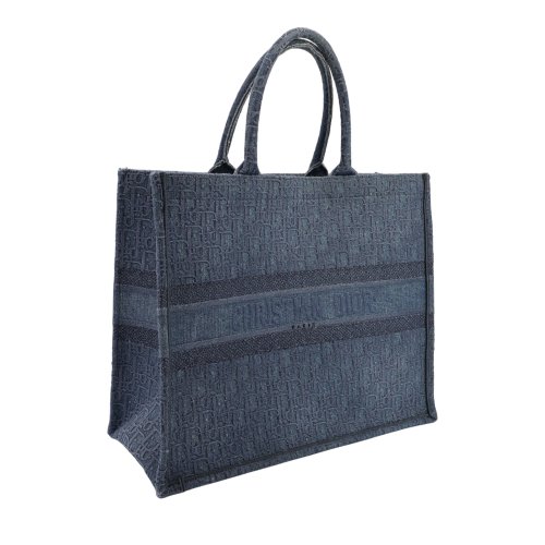Dior Book Tote Large Denim Carrier bags Christian Dior 6