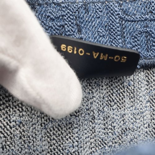 Dior Book Tote Large Denim Carrier bags Christian Dior 16