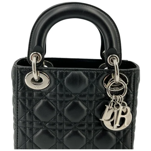 Christian Dior Lady Dior Mini Cannage Black