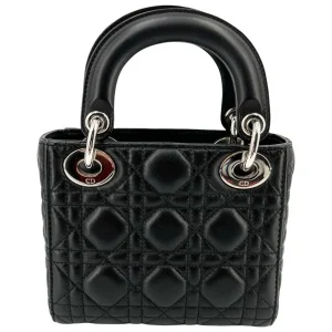 Christian Dior Lady Dior Mini Cannage Black