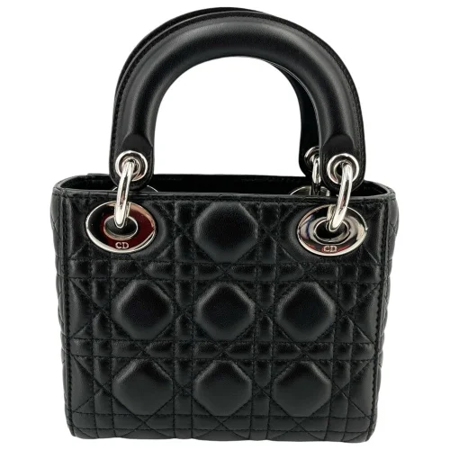 Christian Dior Lady Dior Mini Cannage Black