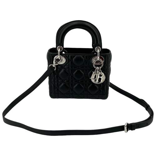 Christian Dior Lady Dior Mini Cannage Schwarz