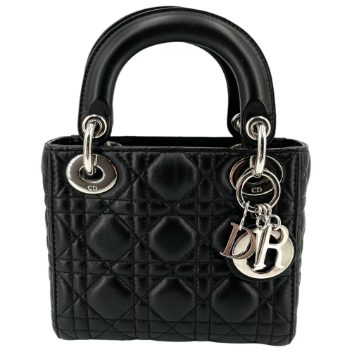 Christian Dior Lady Dior Mini Cannage Schwarz