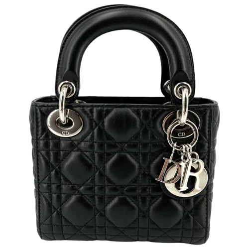 Christian Dior Lady Dior Mini Cannage Black