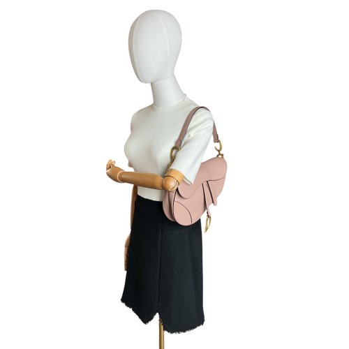 Dior Saddle Bag Medium Beigerosé