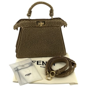 Fendi Peekaboo Iseeu Small Shearling