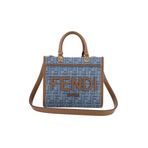Fendi Sunshine Small Denim Handtaschen Fendi 22