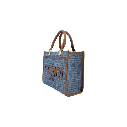 Fendi Sunshine Small Denim Handtaschen Fendi 8