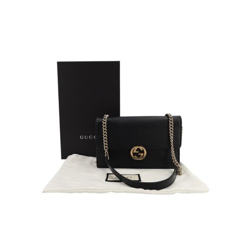 Gucci Interlocking Schwarz