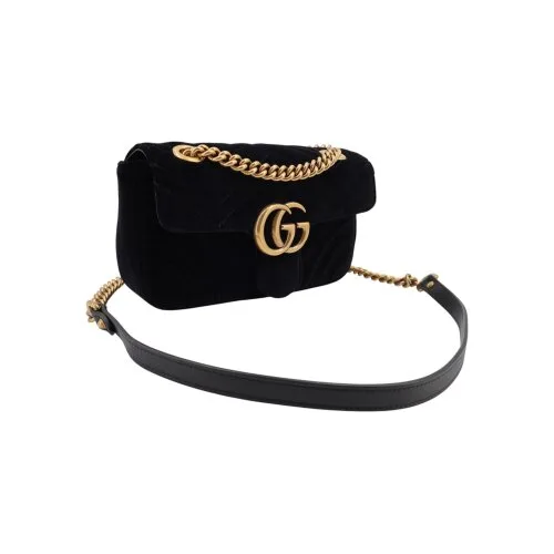 Gucci Marmont Mini Black Velvet Gucci Gucci 8