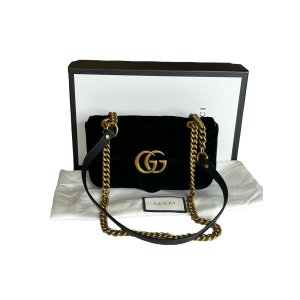 Gucci Marmont Mini Black Velvet