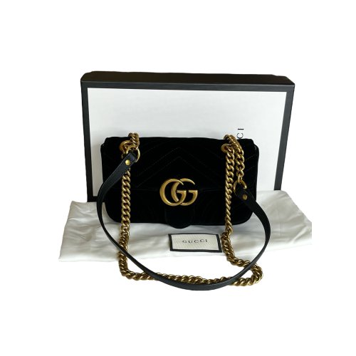 Gucci Marmont Mini Black Velvet