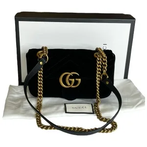 Gucci Marmont Mini Black Velvet