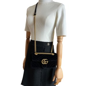 Gucci Marmont Mini Black Velvet