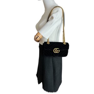 Gucci Marmont Mini Black Velvet