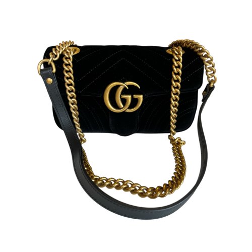 Gucci Marmont Mini Black Velvet