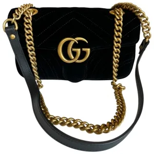 Gucci Marmont Mini Black Velvet