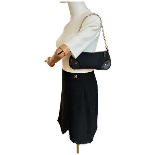 Gucci GG Canvas Nail Chain Pochette Schwarz Gucci Gucci 2 Gucci GG Canvas Nail Chain Pochette Schwarz Gucci Gucci 2