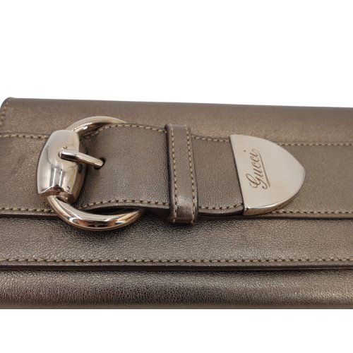 Gucci Romy Clutch Gold Metallic