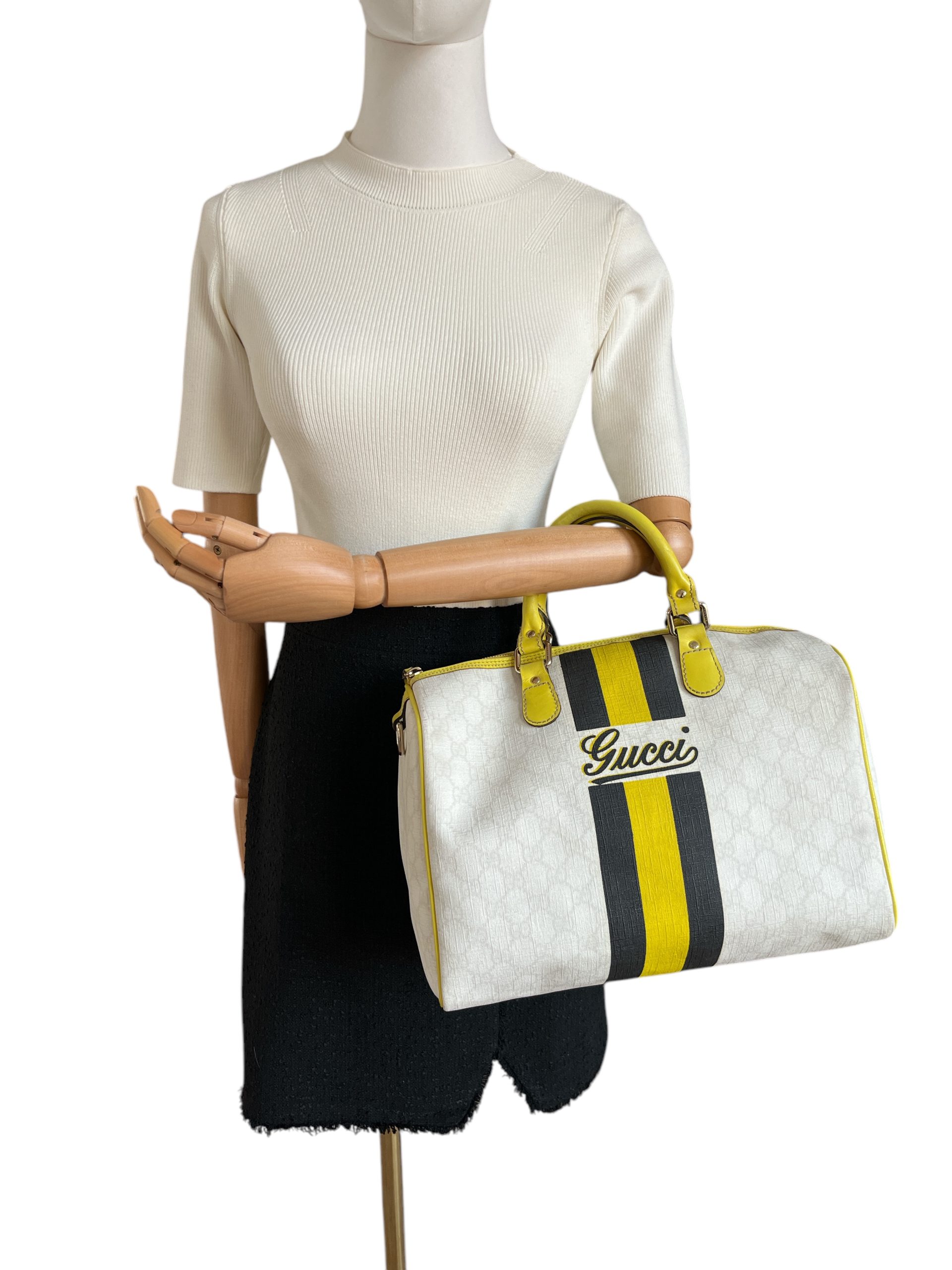 Gucci Joy Supreme Boston Bag - I Love Handbags
