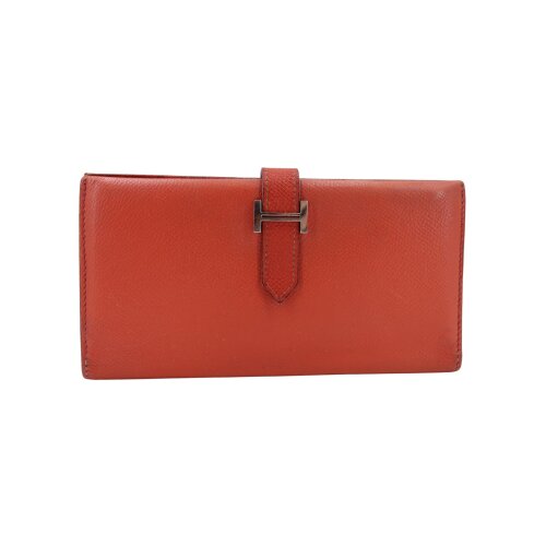 Hermès Bearn Epsom Soufflet Geldbörse Geldbörsen Hermes