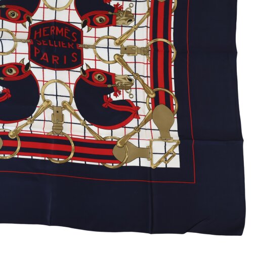 Hermès Carré 75 Tattersalls Vintage Silk Scarves and shawls Hermes 12