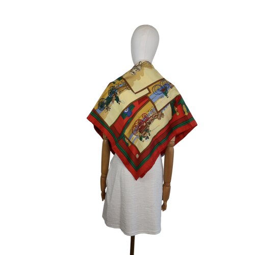 Hermès Carré 90 Carriage and Hat Silk Limited editions Hermes 8