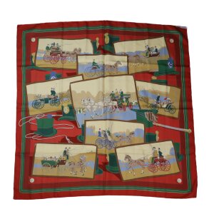 Hermès Carré 90 Carriage and Hat Seide Limitierte Editionen Hermes 21